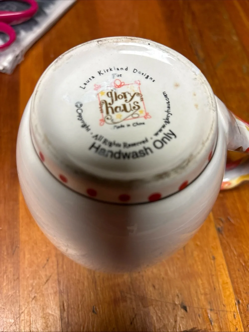 Faith Can Move Mountains Ceramic Coffee Mug - White & Gray